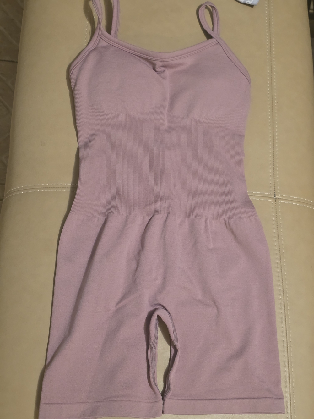Women's Pink Seamless Stretch Yoga Or Gym Romper Ask For Your Size